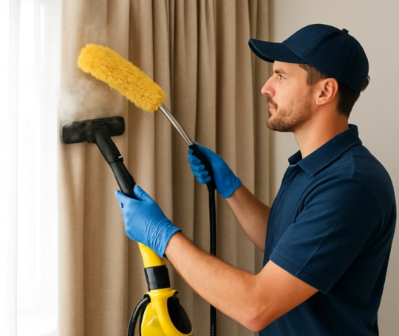 Emergency same-day curtain stain removal logan-village Matty Curtain Cleaning